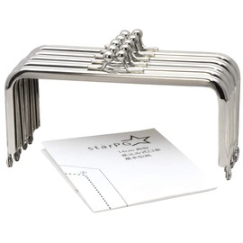 starPG 5.5 Inch Square Hole Tip Insert Silver Pattern Handmade Parts (Set of 5)