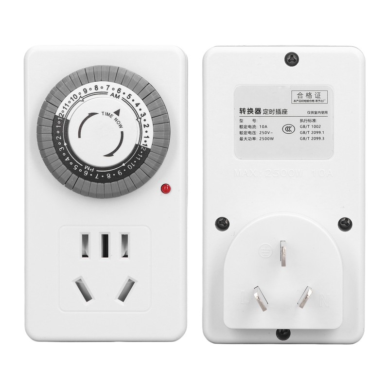 Mechanical Timer Outlet 24 Hours Timing Switch Socket Auto Shut