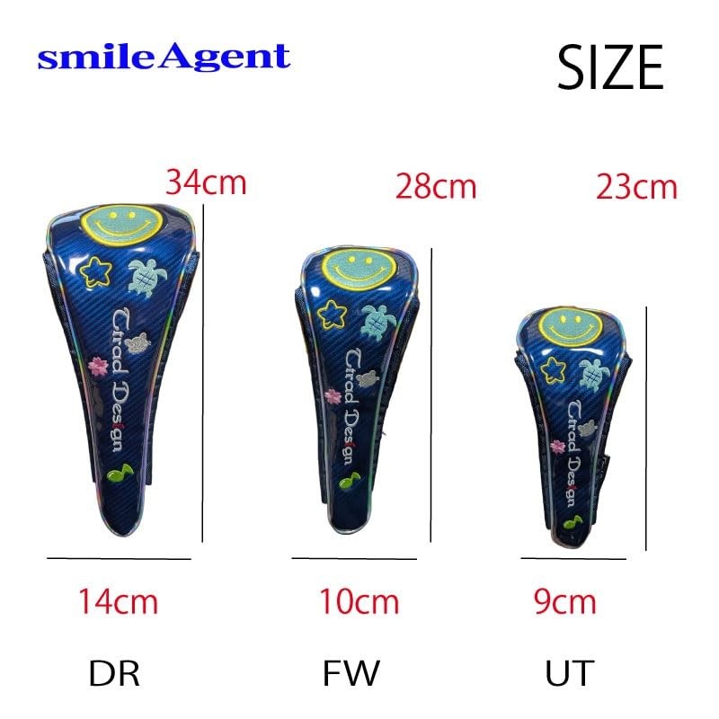Smile sahc015dfux Magnetic Driver Fairway Utility Quatrefoil Turtle Sakura Onpu