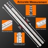 Mountlaser Aluminum Grade Rod 16Foot-10th, 5 Sections Dual Sided Telescoping