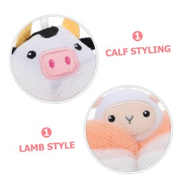 Baluue Bath Balls 2pcs Loofahs for Bathing Body Scrubbers Anti-slip Long-lasting for Travel