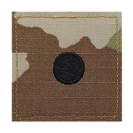 Army ROTC Cadet Rank OCP Scorpion with Hook Fastener (2ND Lieutenant- 2LT)