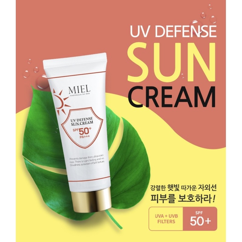 Miel UV Defense Sun Cream 60ml+LG Sooryehan Cleansing Foam 100mlX2