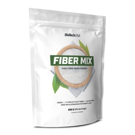 BioTechUSA Fiber Mix, Drink Powder with Different Types of Plant fibers, 225 g, Unflavored