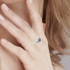 Belinda Jewelz - Anillo de compromiso para mujer (plata platino)
