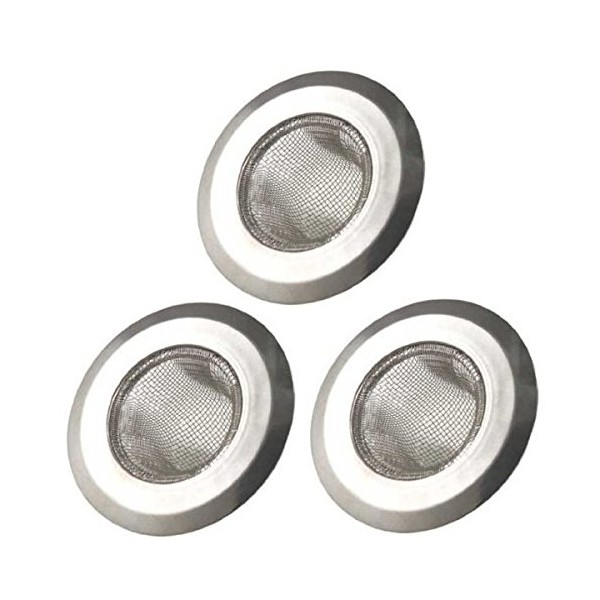 Arology 3 PCS Kitchen Sink Strainer - Stainless Steel Mesh,