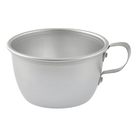 Oi Metal RKTM23 Cup with Handle, 3.5 inches (9 cm), 0, Made in Japan, Silver