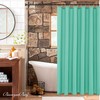 Biscaynebay Quality Fabric Shower Curtain Liners 72 Inch by 72