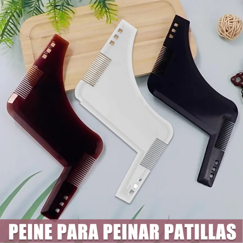 3 Pzs Plantilla Diseño Moldeado Barba Bigote Afeitado Barber