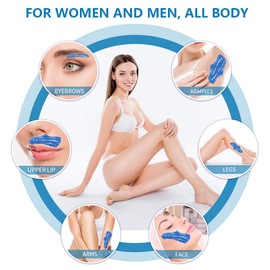 Bestidy Bestidy Hard Wax Beads for Hair Removal - 1000g Waxing Beans for All Body and Bikini Areas (Blue)