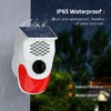 Home Alarm System with Remote Control, Motion Sensor Outdoor, Solar