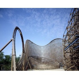 HistoricalFindings Photo: Son of Beast Roller Coaster,King's Island,Ohio,OH,Amusement Park,Carol Highsmith