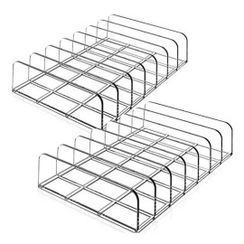 Niurewan Organizador De Paleta De Maquillaje Acrílico, Paquete De 2 U