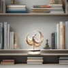 YORISMAL Charming Ballerina Acrylic Statue Women Modern Desk Decoration with