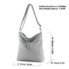 modamoda de T196 Women's Leather Shoulder Bag Handmade in Italy,