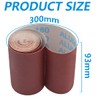 SenmaiTools 3 m x 93mm Sandpaper Roll, Ideal for Sanding