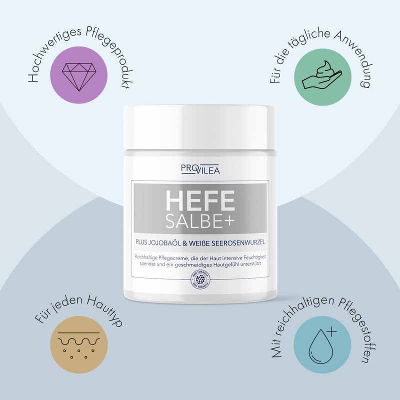 Provilea Yeast Ointment - with Valuable Ingredients - for Skin