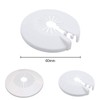 Plastic Radiator Pipe Covers White Pipe Collars Wall Universal 8-22mm