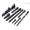 Titan 81483 17-Piece Impact Adapter Set Includes Universal Joints, 1/4-Inch,