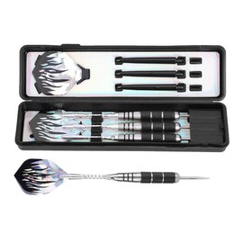 Keenso Dardos de Lanzamiento de Puntas de Punta con vuelos de 6 Piezas 3 Piezas de 153 mm