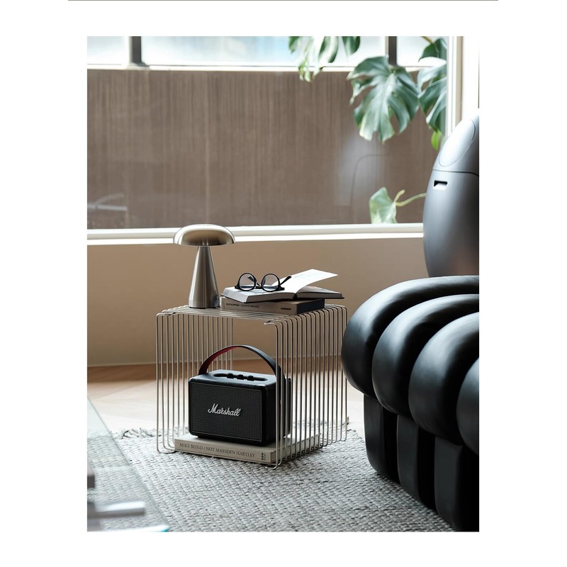 Modern 304 Stainless Steel Wire Cube Storage Rack, Silver, 13.8x13.8x13.8