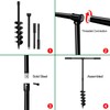 LONGRUN Hand Drill Auger Post Hole Digger, Manual Garden Hole