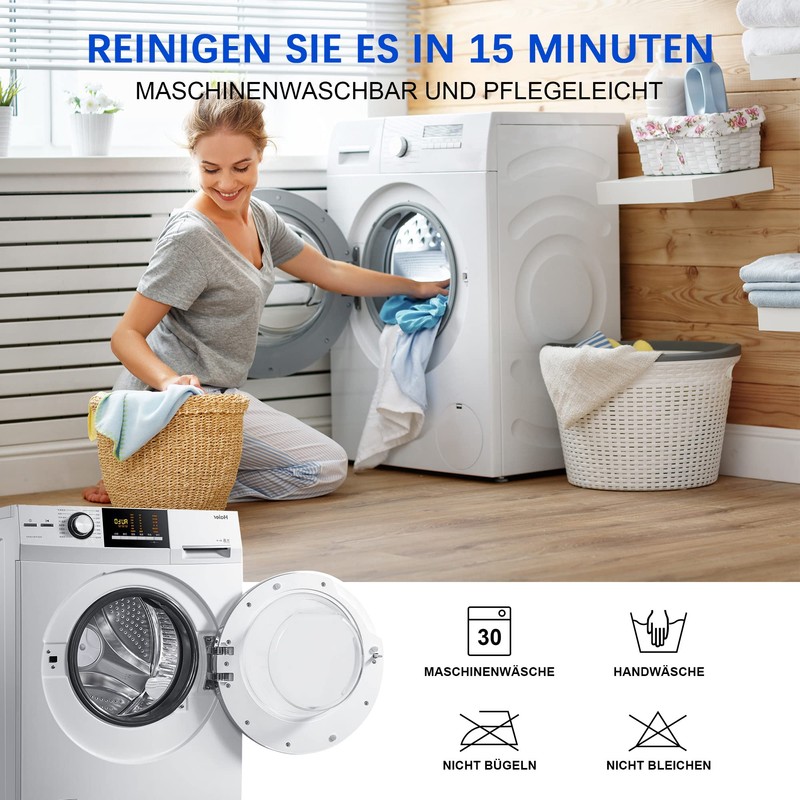 Waterproof Mattress Protector, Fitted Sheet, Breathable, Waterproof Mattress Cover, Moisture