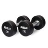 Rep Urethane Coated Dumbbells - 15 lb Pair