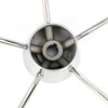 Amarine Made 5-Spoke 13-1/2 Inch Destroyer Style Stainless Boat Steering