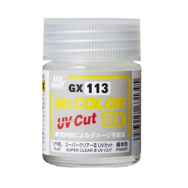 Mr. Color GX113 Flat Super Clear III UV Cut 18ml