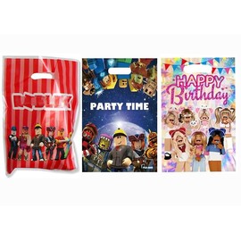 Ananju 30pcs Children Birthday Party Gift Bags Candy Bags Goody Bags Children Birthday Party Supplies Decorations (8)