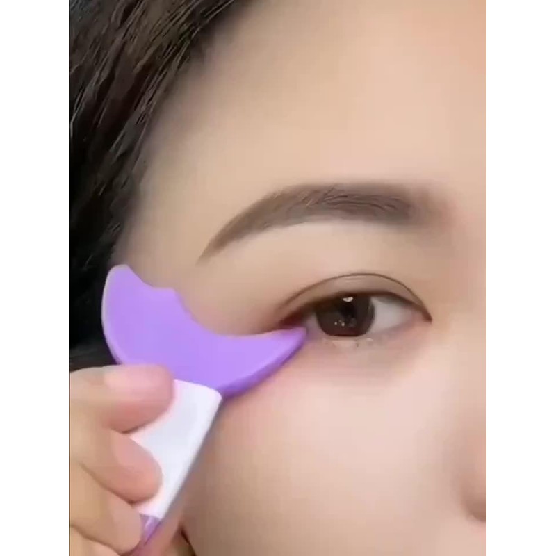 Eye Makeup Tools Set, 3 Pieces Silicone Mascara Shield, Eyeshadow