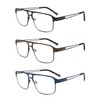 OLOMEE Reading Glasses for Men Blue Light Blocking Lightweight Readers