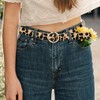 CVFRTT 1 Piece Leopard Print Belt Clothing Decoration Belt Retro