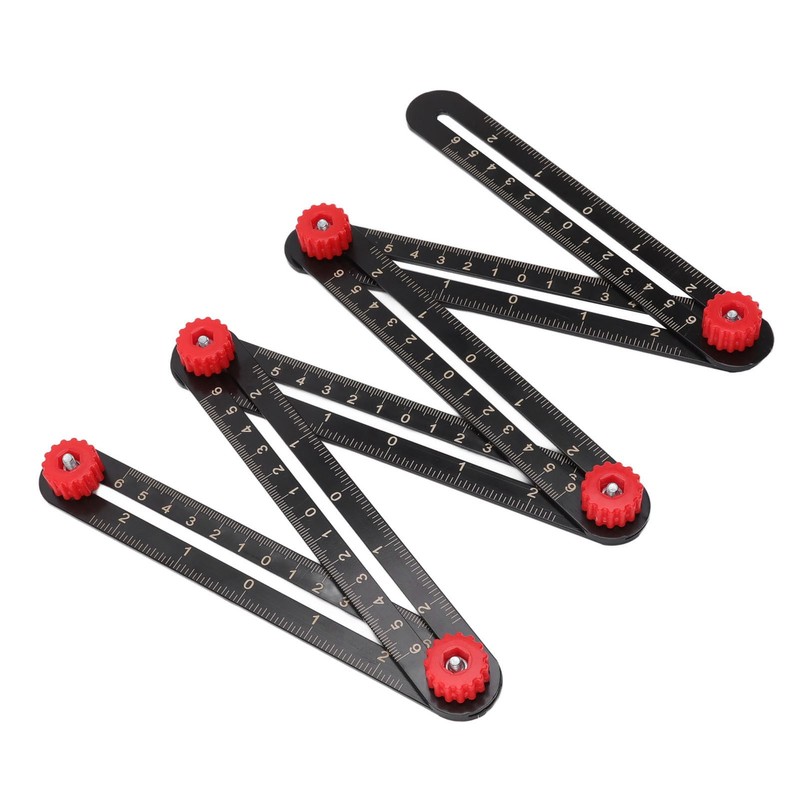 Aluminum Alloy Multi Angle Measuring Ruler Universal Opening Locator Measurement