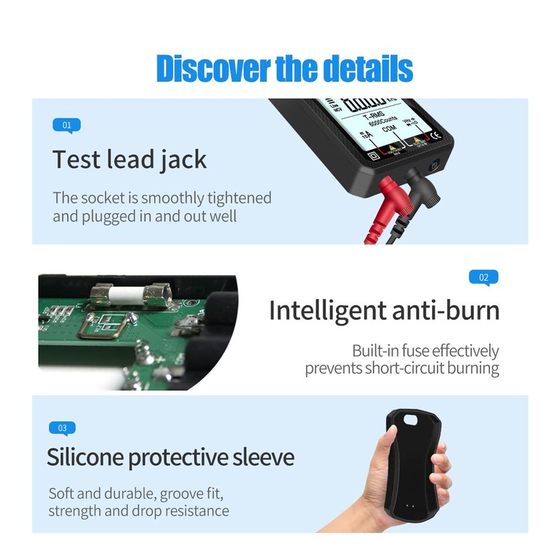 Fasizi 4.7-inch Large LCD Screen Automatic + Manual Intelligent True