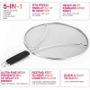 Mueller Austria 13 Inch Grip Splatter Screen For Frying Pan