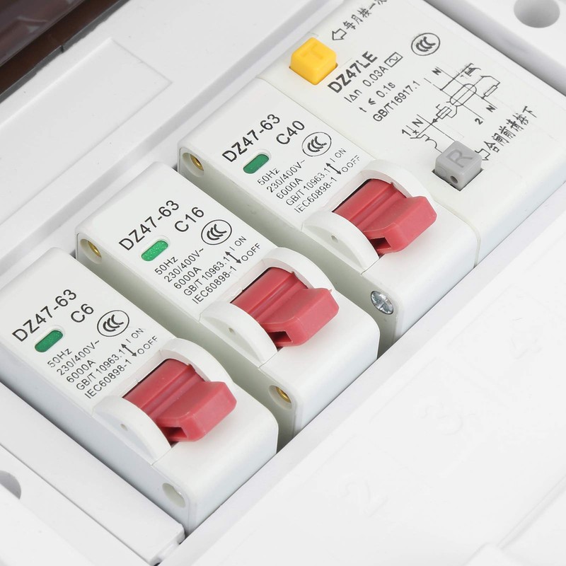 Fuse Box, Exquisite Appearance Garage Fuse Box Electric Auxiliary Material