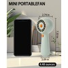 RadiHub Portable Fan,Mini Small Handheld USB Rechargeable Personal Fan with