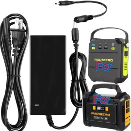 RXQMXG 19V AC Adapter For MARBERO M87 M88 M168 Portable Power Station Solar Generator