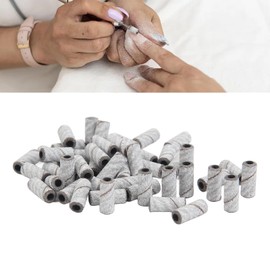 100pcs 240 Grit Nail Art Sanding Bands for Nail Drill