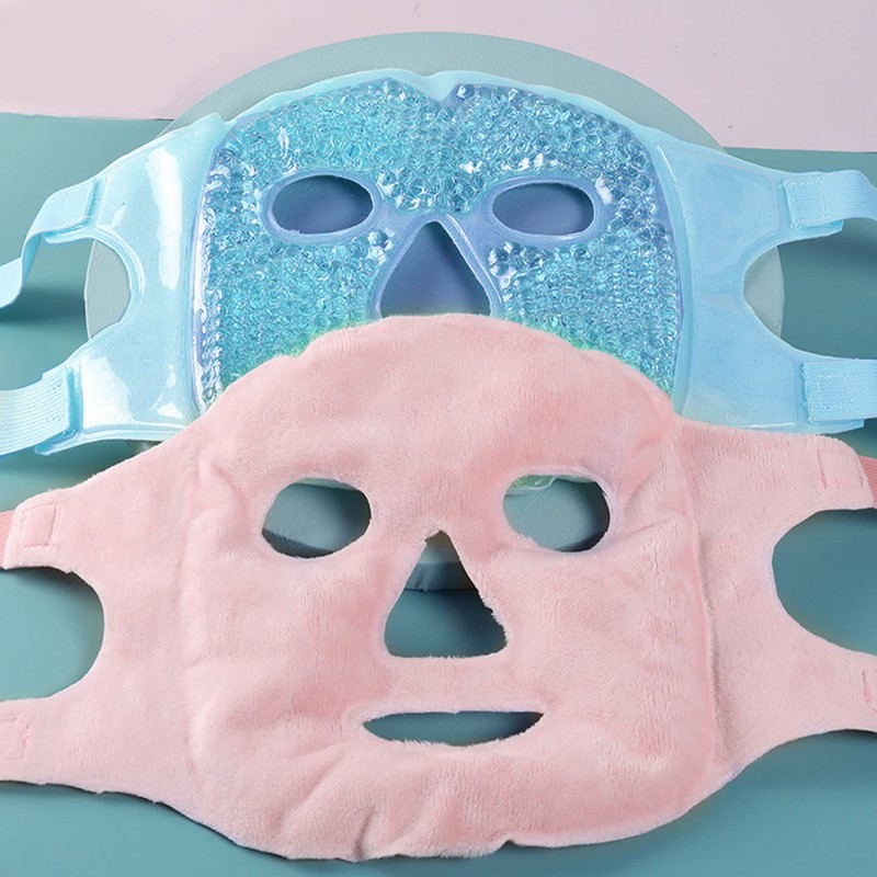 CAM2 Cooling Mask, Eye Mask, Cooling, Gel Face Mask, Reusable
