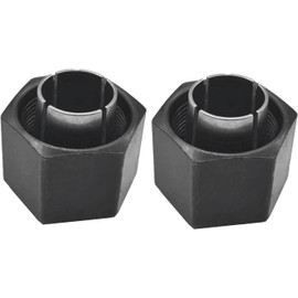 (2 Pack) Collet 19691 1/2-inch 12.7mm replace for Dewalt 326286-04 DW6212 DW616 DW618, Hitachi 323-293, Bosch 2610906283