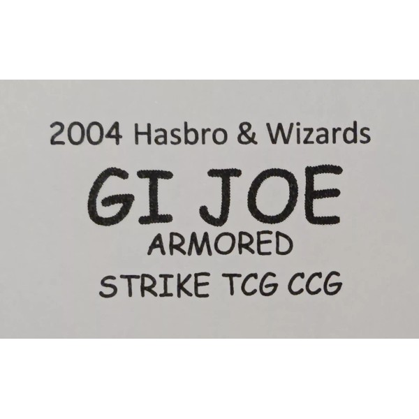 GI JOE ARMORED STRIKE TCG CCG Lady Jaye, Covert Operations