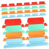 Operitacx 120 Pcs Color Label Hanging Clip Hanging File Tabs