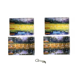 Set of 2 Wingspan Game Mats French Version + 1 Blumie Decap (2 Mats)