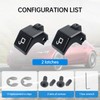 Billet aluminum convertible top latch rebuild kit Compatible With 1990-2003.8