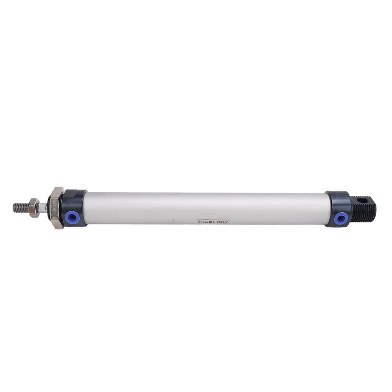 Compact Air Cylinder Aluminum Alloy Pneumatic Cylinder 20mm Bore 150mm