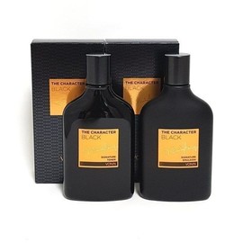 LG Household & Health Care Bonin The Character Black Signature Toner + Emulsion / 엘지생활건강 보닌 더 캐릭터 블랙 시그니처 토너 + 에멀전