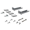 SPARES2GO Integrated Door Mounting Set for Siemens Dishwasher